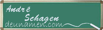 André Schagen Visitenkarte